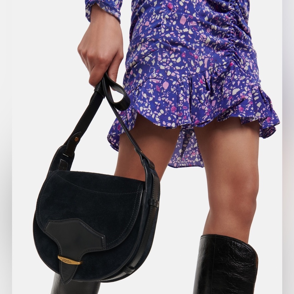 Isabel Marant Botsy Suede Crossbody Bag